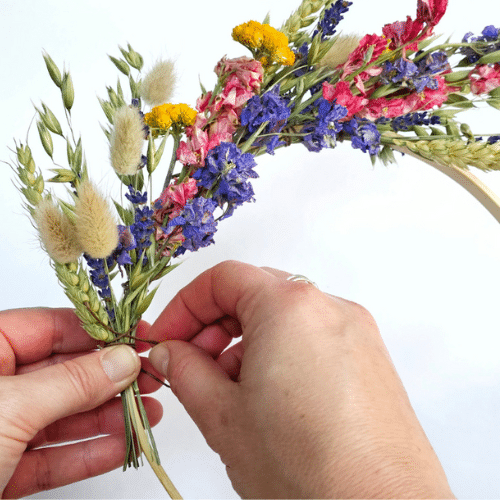 Dried flower wreath kit - product image 5