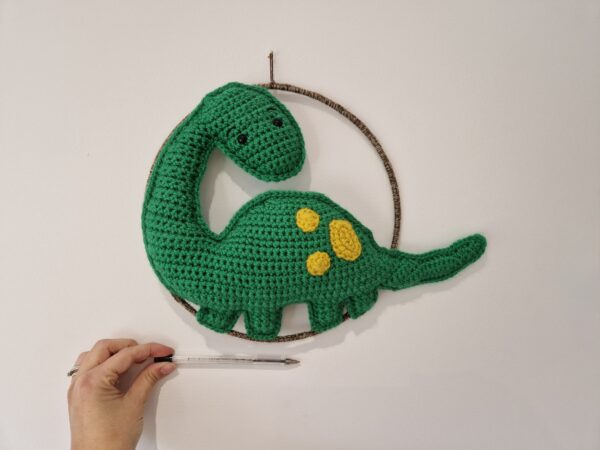 Dinosaur Wall Art Hoop - product image 3