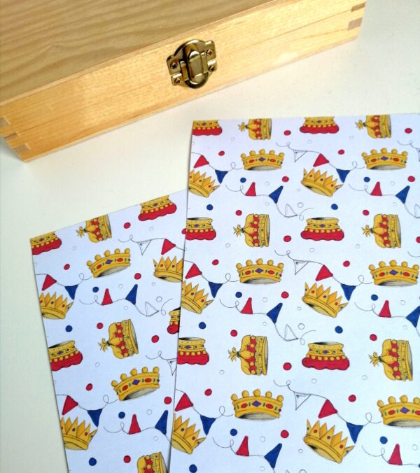 King Charles Coronation Gift Wrap - product image 2