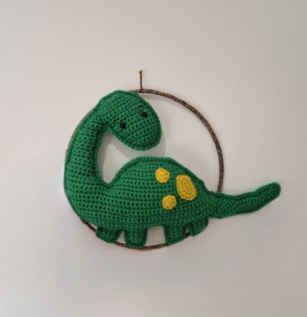 Dinosaur Wall Art Hoop - main product image