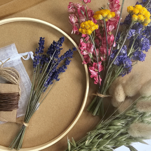 Dried flower wreath kit - product image 2