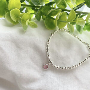 Silver Birthstone Stacking Bracelet