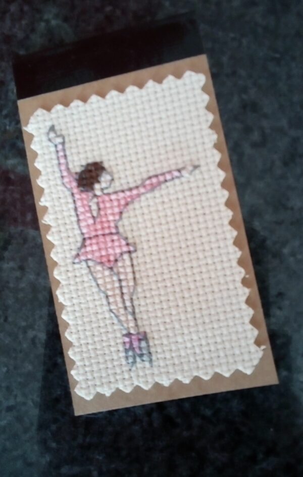 Ballet Dancer Kraft Notebook – Pink on Cream - product image 2