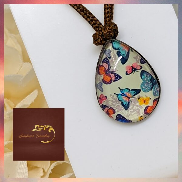 Summer Butterflies Pendant - main product image