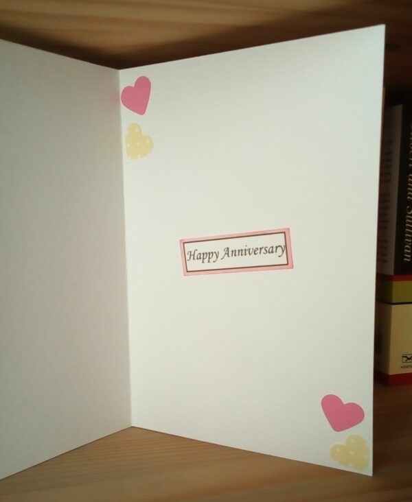 Happy 1st Anniversary Card, First Wedding Anniversary Card, Pink - product image 2