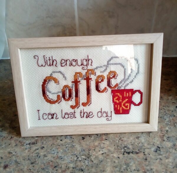 With Enough Coffee I Can Last The Day, Coffee Picture, Coffee Gift, Coffee Lover Gift - main product image