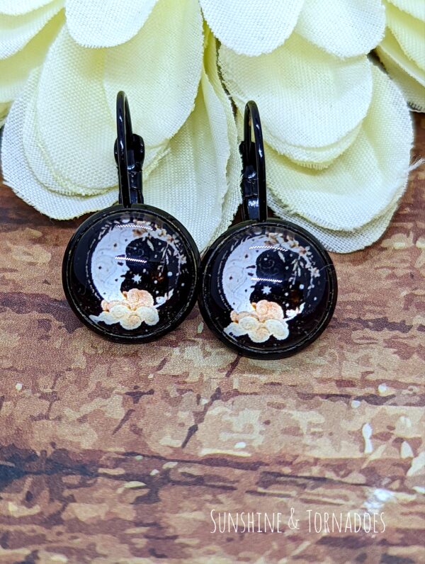 Mystic Moon Lever Back Drop Earrings - product image 2