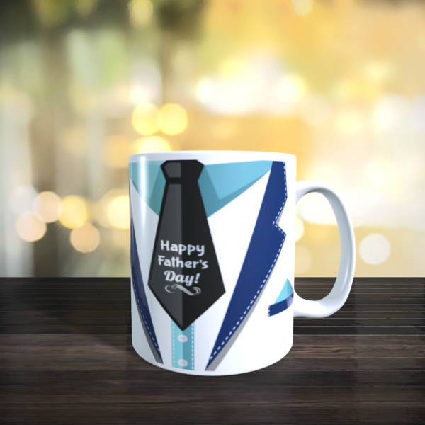 Happy Fathers Day Gift for Dad – Suit & Tie Gift Mug 11oz - main product image