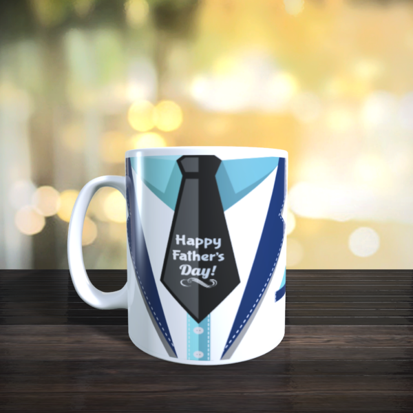 Happy Fathers Day Gift for Dad – Suit & Tie Gift Mug 11oz - product image 2