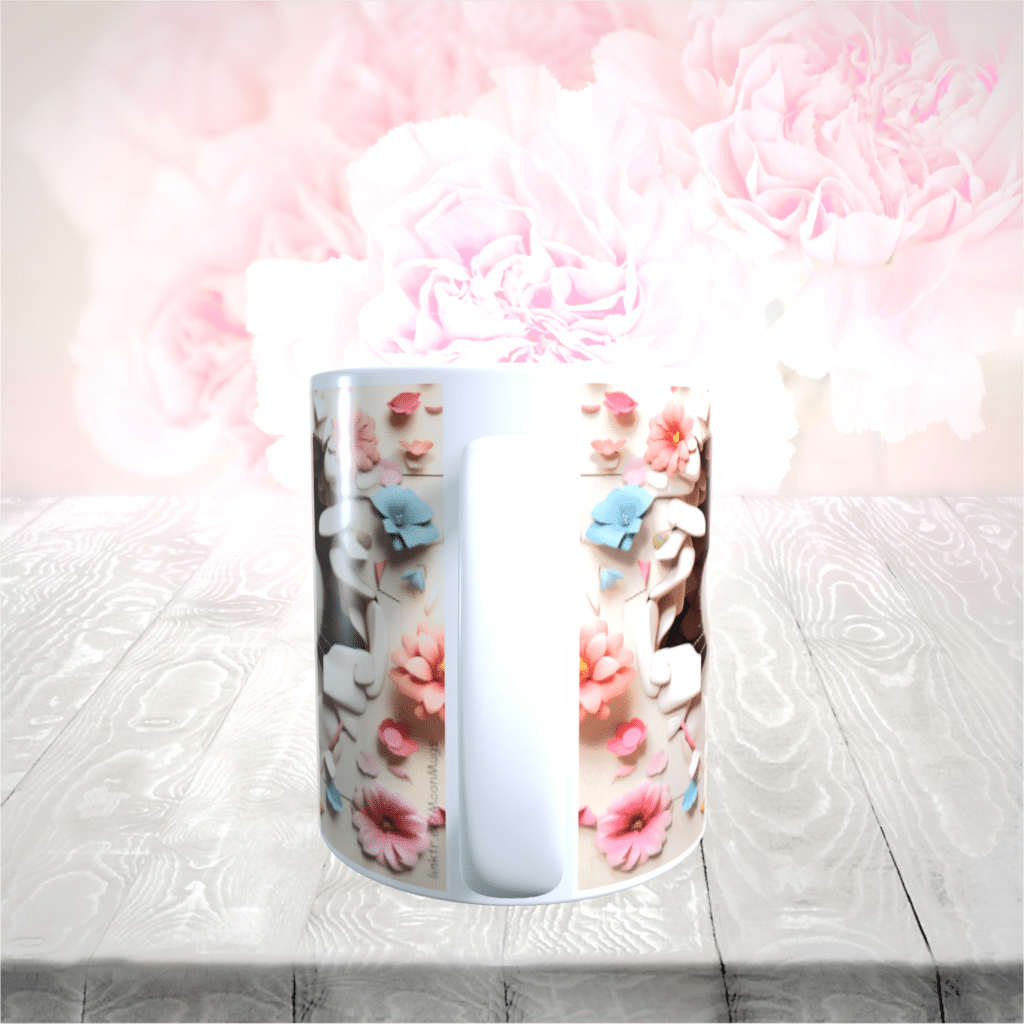 White Cute Cat Kitten Ceramic Coffee Tea Mug 11oz – Gift for cat lovers !