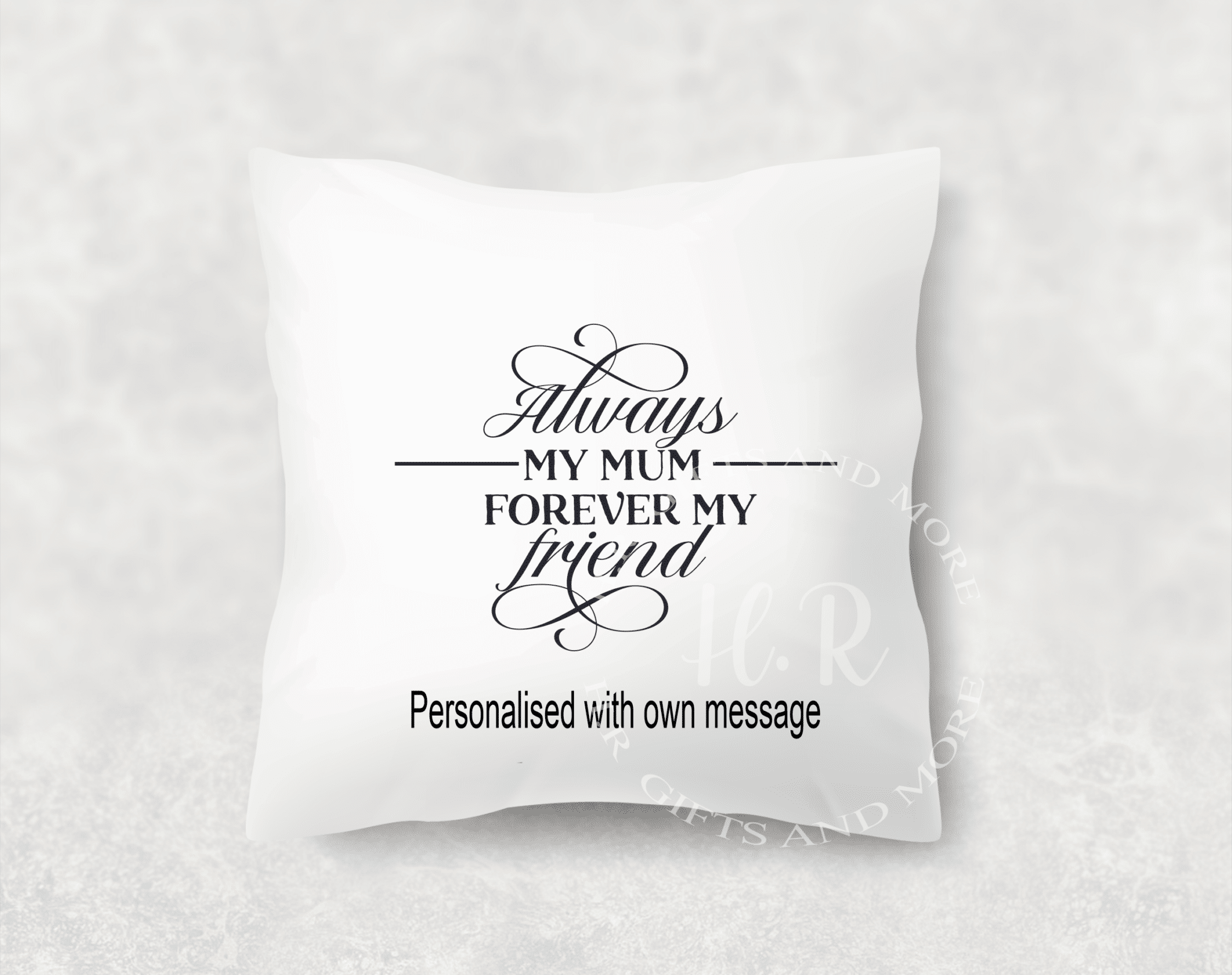 Personalised Always My Mum Forever My Friend Cushion - main product image