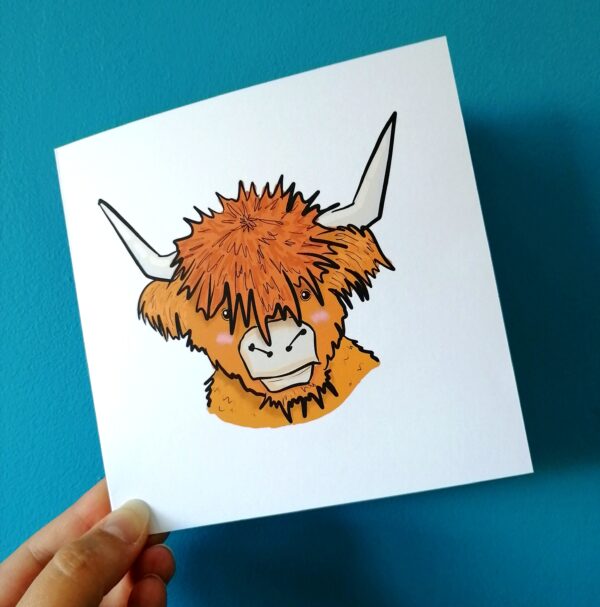 Highland Cow Card - product image 2