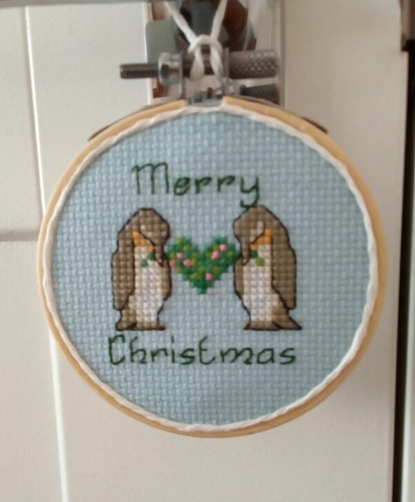 Merry Christmas, Penguin Ornament, Penguin Decoration – Green - product image 3