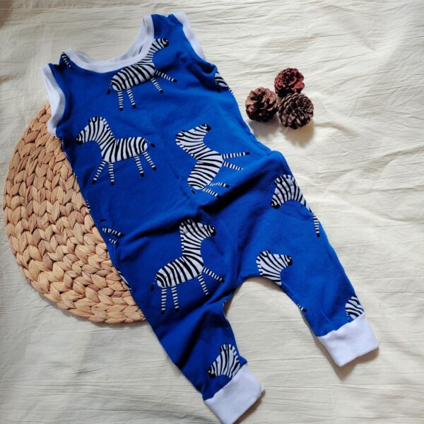 Zebras pull on Romper – 9 to 12 months - main product image