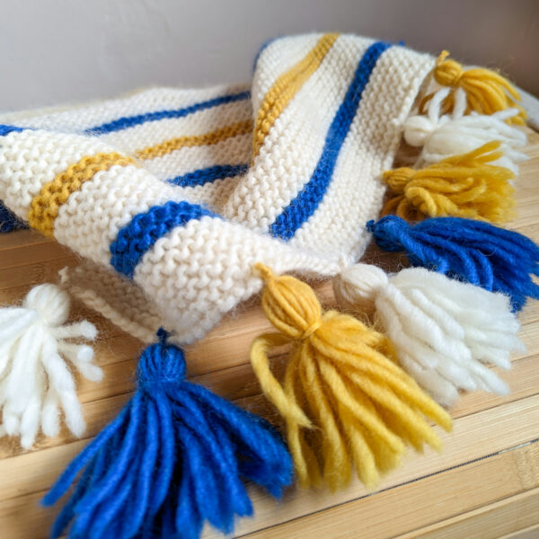 Snuggly Striped Baby Blanket - main product image