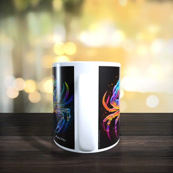 Cancer Rainbow Star Sign Zodiac The Grab Gift Mug Ceramic 11oz - product image 3