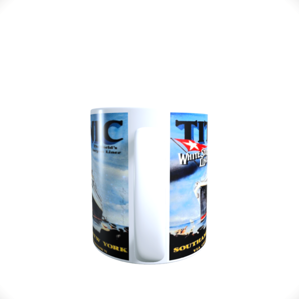 TITANIC Worlds Largest liner vintage memorabilia ceramic reproduction mug 11oz - product image 4