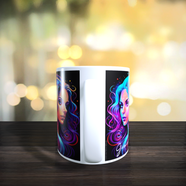 Gemini Rainbow Star Sign Zodiac The Twins horoscope Birthday Gift Mug 11oz - product image 3