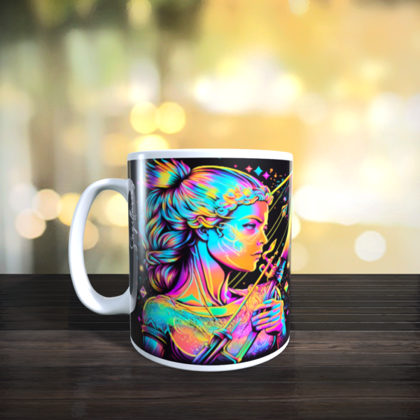 SAGITTARIUS Rainbow Star Sign Zodiac The Archer Horoscope Birthday Gift Mug 11oz - product image 2