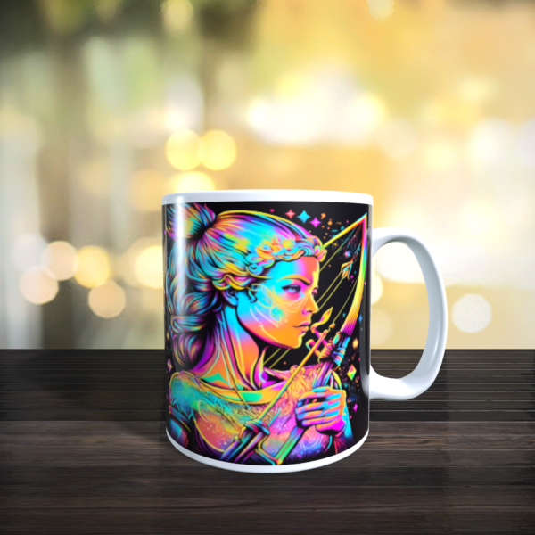 SAGITTARIUS Rainbow Star Sign Zodiac The Archer Horoscope Birthday Gift Mug 11oz - main product image