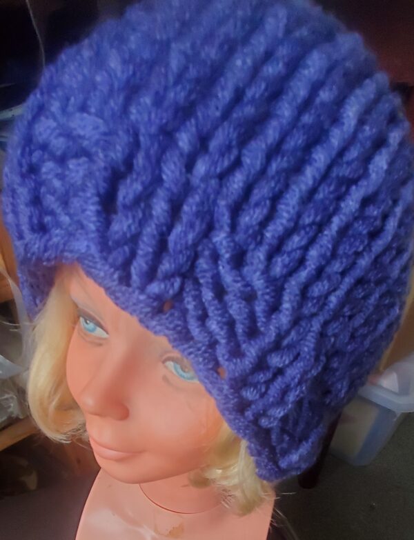 Adult beanie hat (blue) - product image 2