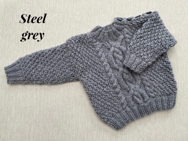 Baby Aran sweater 3-6 months - product image 3