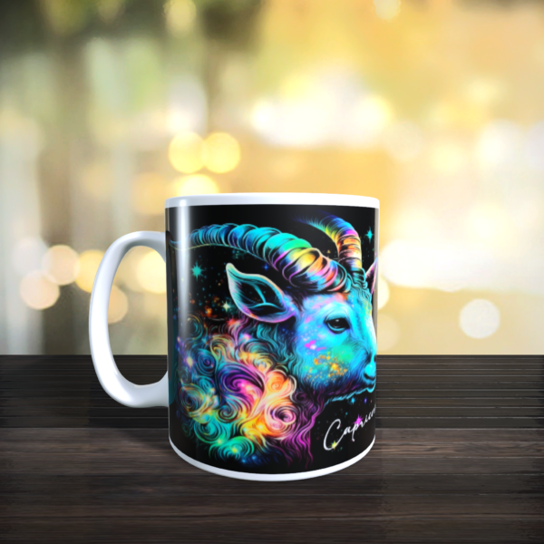 CAPRICORN Horoscope Star Sign Zodiac The Sea Goat Birthday Gift Mug 11oz - product image 2