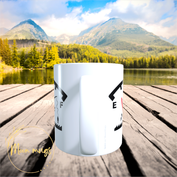 Fishing Fuel Gauge Angler Fisherman Ceramic coffee tea Gift for him Mug Cup 11oz - product image 3