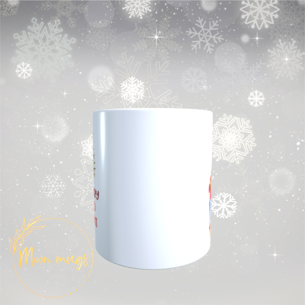 Christmas Merry and Bright festive xmas Tree Couples coffee tea Gift Mug 11oz - product image 5