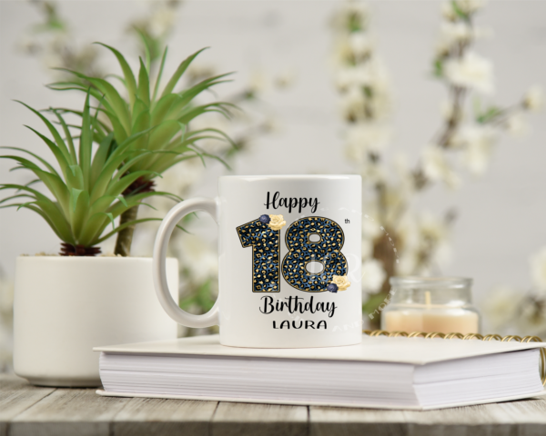 Personalised Birthday 18/21/30/40/50/60/70/80/90/100 Mug - main product image