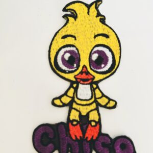 FNAF Chica. Five nights at Freddie’s iron on badge/applique/motif