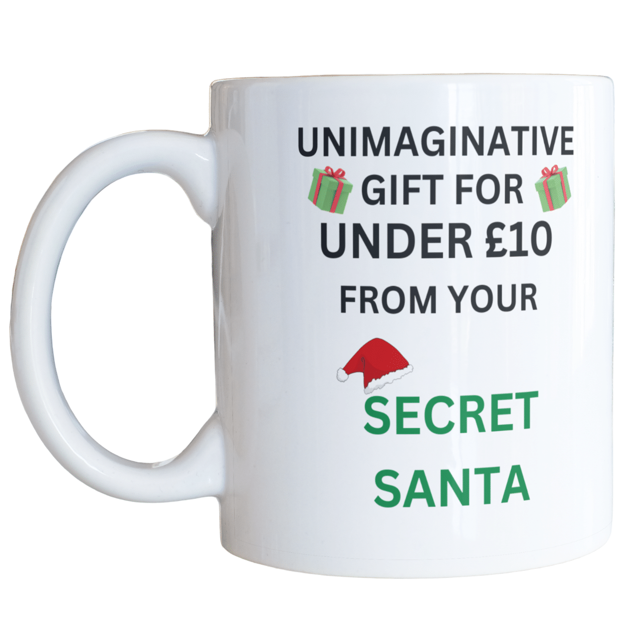 Secret Santa Christmas funny work mates friends present gift Tea mug cup 11oz - main product image