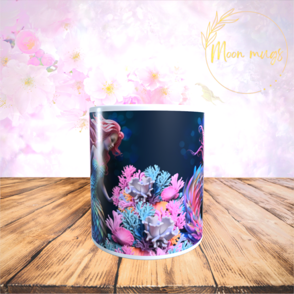 3D Coral Candy Magical Mermaid Siren Mug Unique Gift Idea for Mermaid Lovers! - product image 4