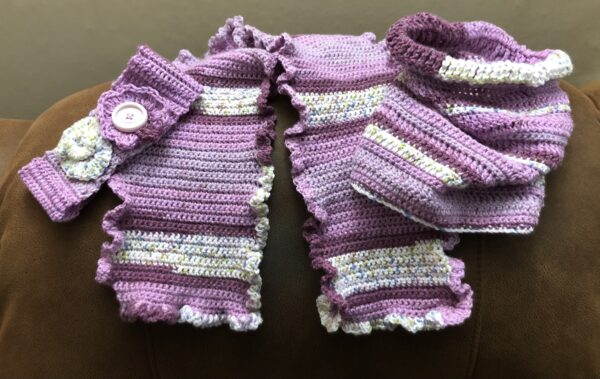 Purple crotchet set - product image 4