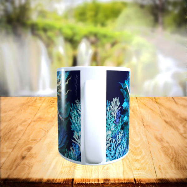 3D Turquoise Magical Mermaid Mug – Unique Gift Idea for Mermaid Lovers! - product image 3