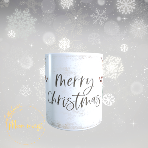 Merry Christmas Rustic Holly Berries festive Xmas season Gift Mug Cup 11oz - product image 4