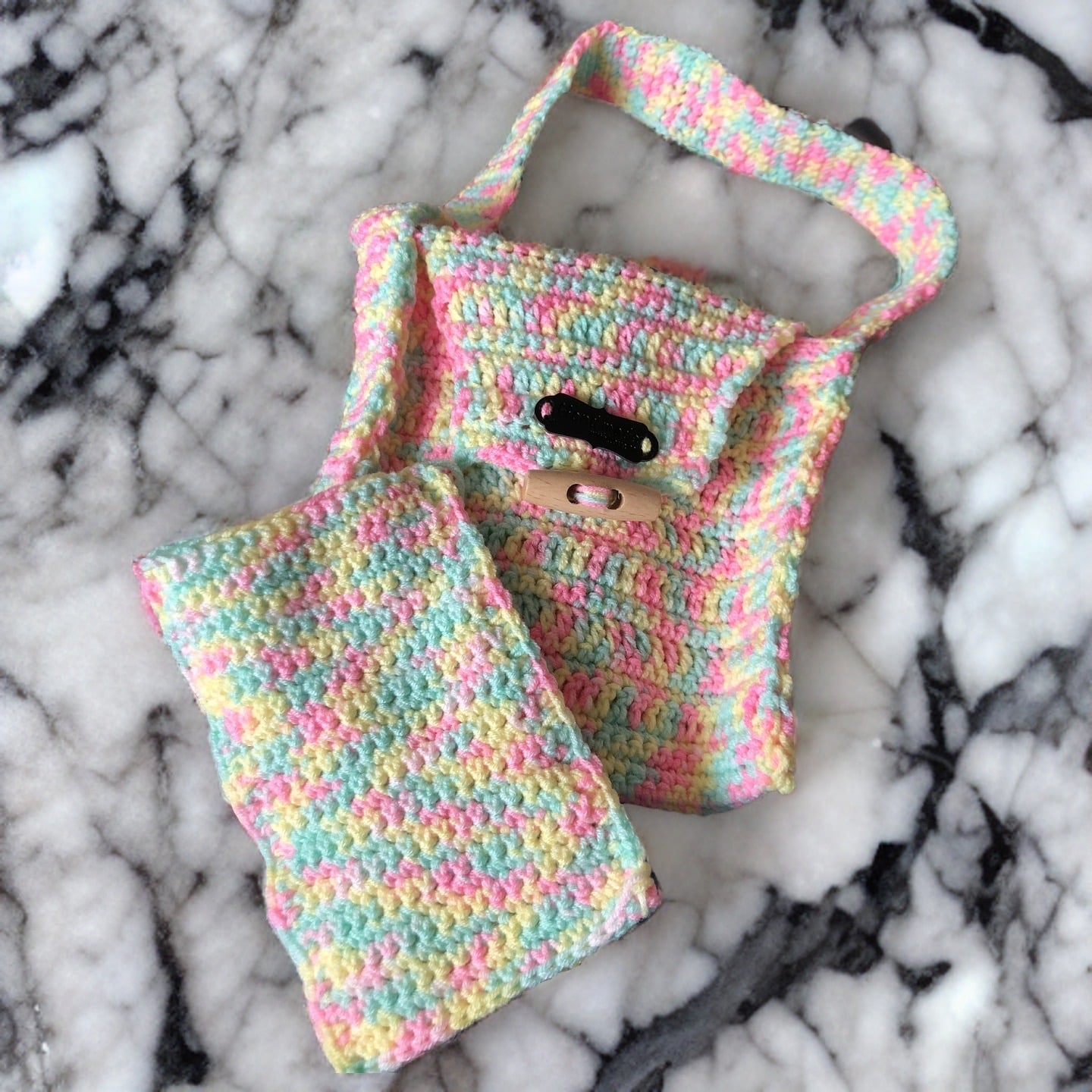 Crotchet bag and phone case - main product image