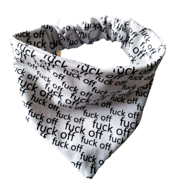 elasticated Scrunchie backed dog bandana - main product image