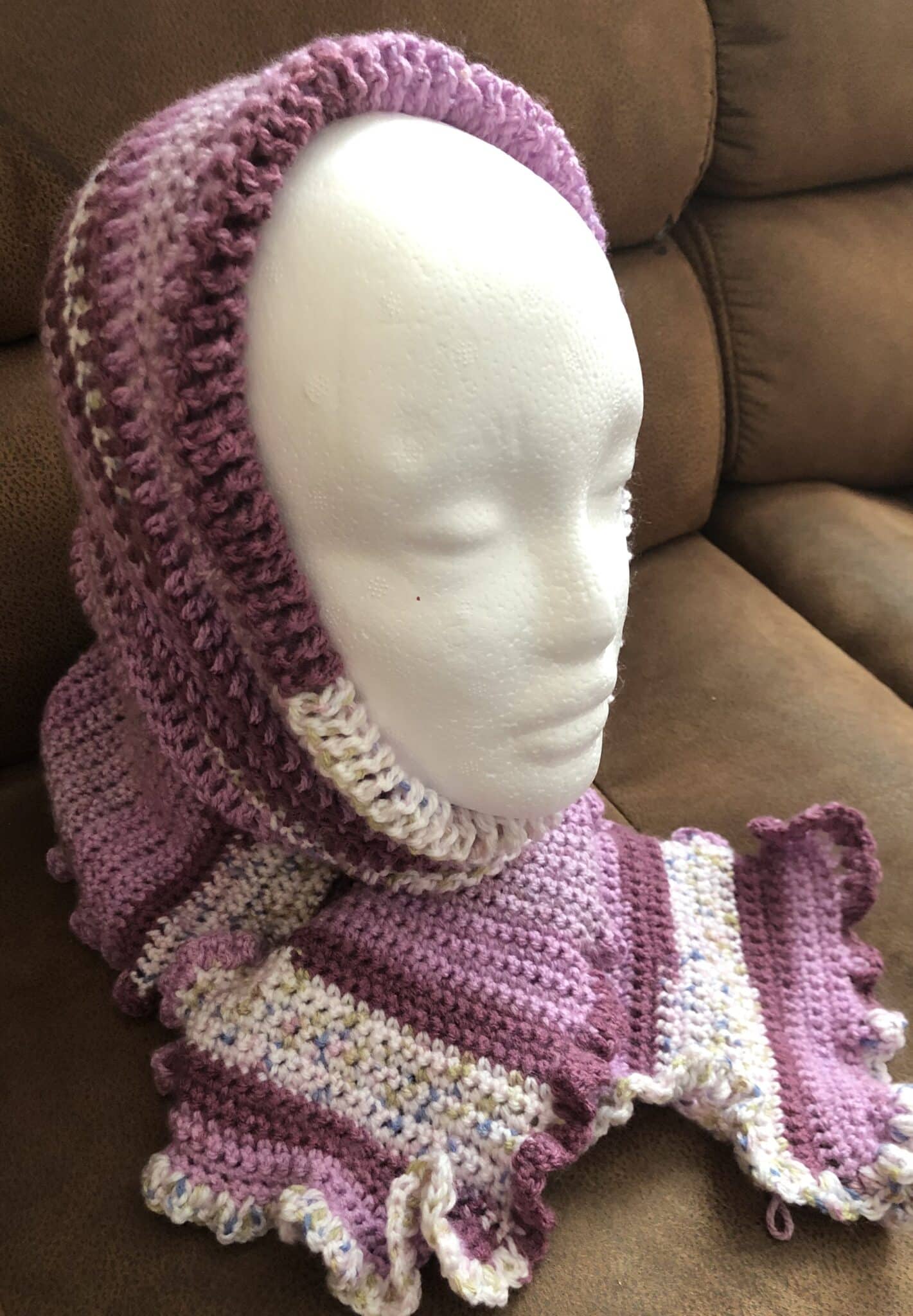 Purple crotchet set - main product image