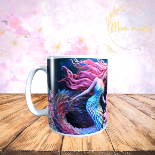 3D Coral Candy Magical Mermaid Siren Mug Unique Gift Idea for Mermaid Lovers! - product image 2