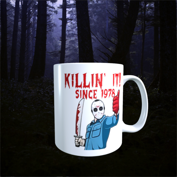 Killin it since 1978 Halloween gift for Horror Movie film fans Coffee Mug 11oz - product image 2