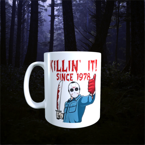 Killin it since 1978 Halloween gift for Horror Movie film fans Coffee Mug 11oz - product image 3