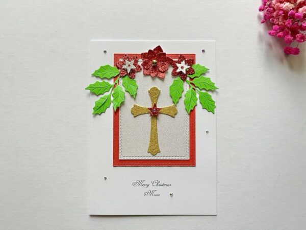 Luxury Personalised Handmade Christmas Card, Greeting Card C502 - product image 2