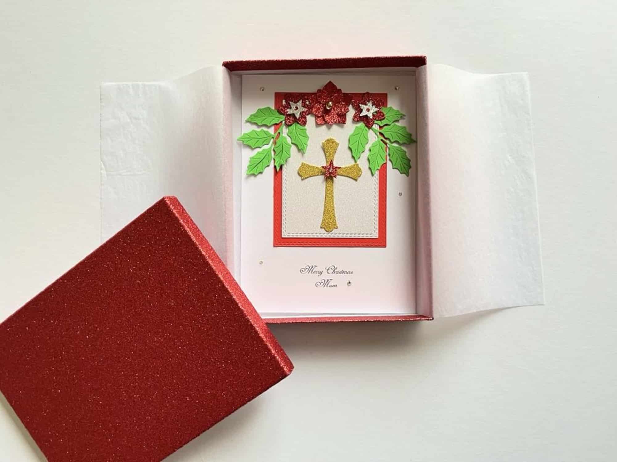 Luxury Personalised Handmade Christmas Card, Greeting Card C502 - main product image