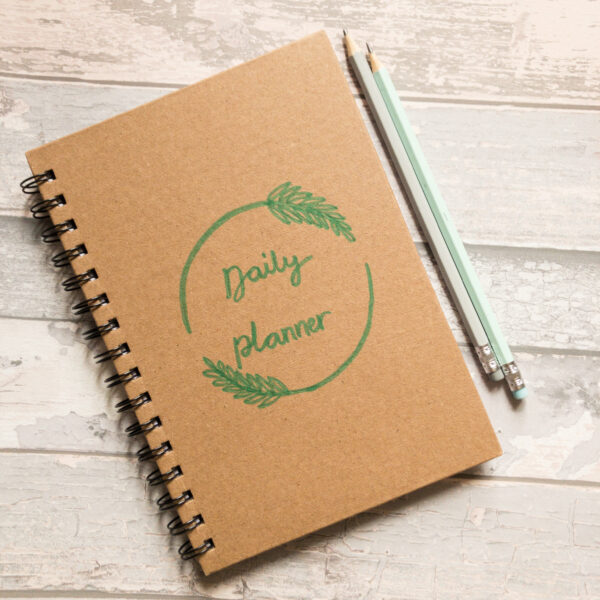 A5 hardback notebooks with a range of phrases - main product image