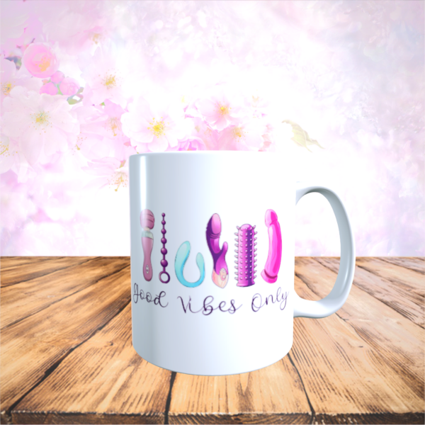 Good Vibes Only Mug Funny Mug For Her Rude Birthday Gift Mug 11oz - product image 3