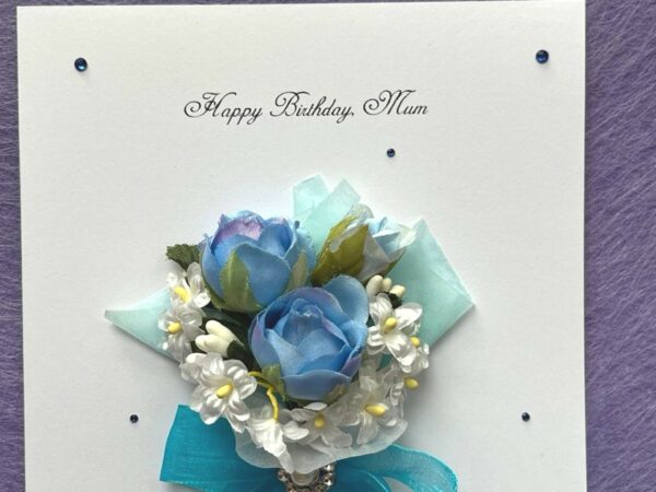 Luxury Personalised Handmade Birthday Card, 3D Flower Birthday Card with Box C072 - product image 5