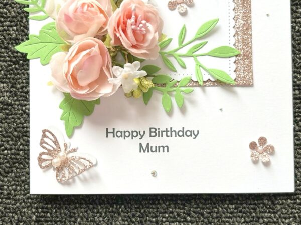 Luxury Personalised Handmade Birthday Card, Luxury 3D Flower with Box C069 - product image 5