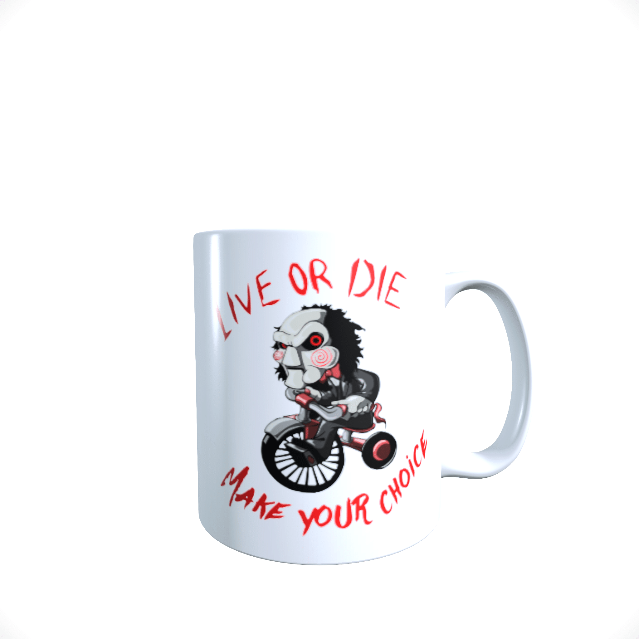 Jigsaw Horror Movie Film Character Billy the Puppet Coffee Tea Gift Mug - main product image