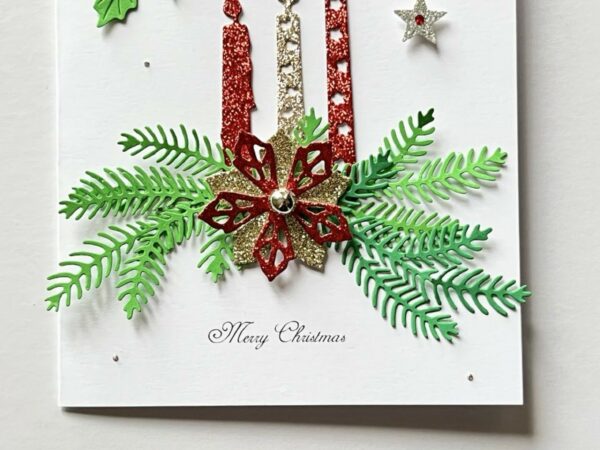 Luxury Personalised Handmade Christmas Card, Greeting Card C501 - product image 4